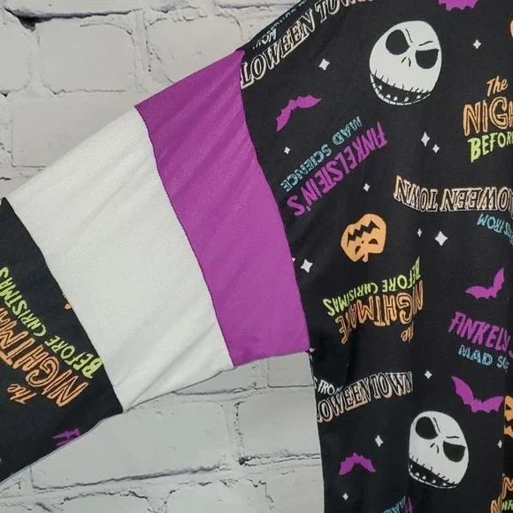 Tim Burton's Nightmare Before Christmas Disney pajama sweater nightgown XL - Picture 2 of 9